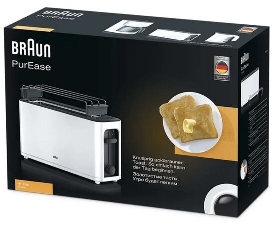 Toaster Braun HT3110WH 1000W