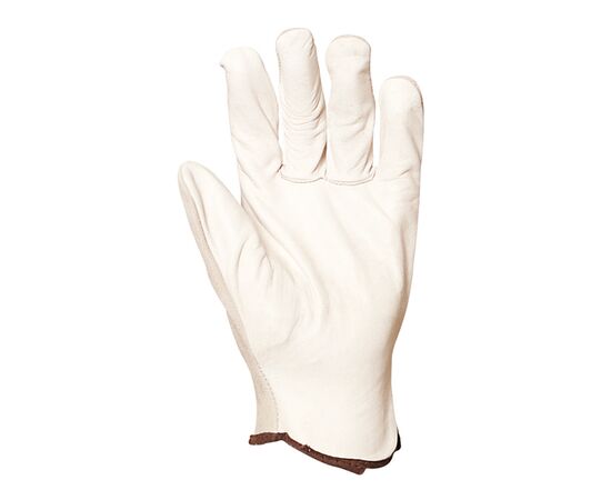 Leather gloves Eurotechnique S11 1221 white