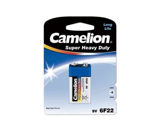 ელემენტი Camelion Super Heavy Duty 6LR61 9V მარილოვანი 1 ც