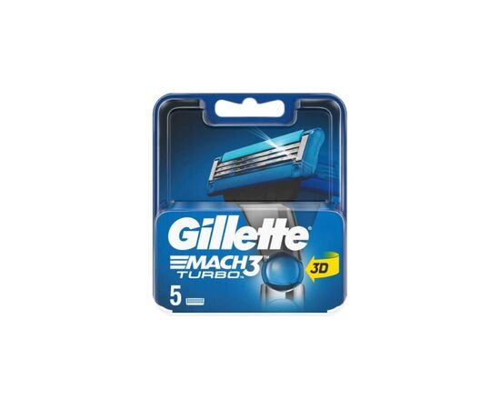 Кассеты Gillette Mach3 Turbo Aloe 5шт