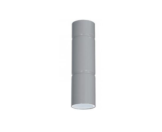 Ceiling lamp LUMINEX Implode gray 8369 GU10 1x MAX 8W