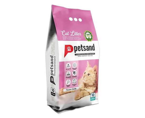 Cat sand Petsand 10l baby powder