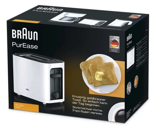 Toaster Braun HT3000WH 1000W