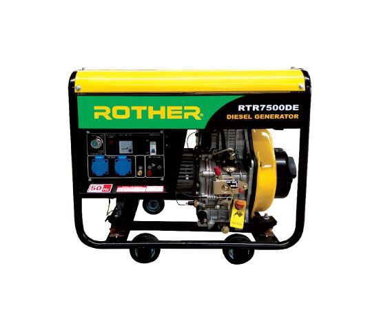 გენერატორი დიზელის Rother RTR7500DE 6.5kVA