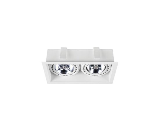 Ceiling light NOWODVORSKI 9412 MOD WHITE II GU10 LED MAX 2x 75W