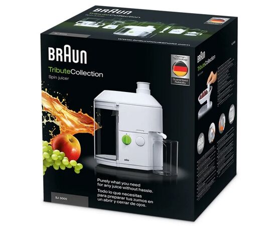 Juicer Braun SJ3000WH 600W