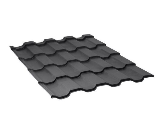 მეტალოკრამიტი Moderna 0.45x1200x3000 მმ 3.6 მ² Wrinkle შავი