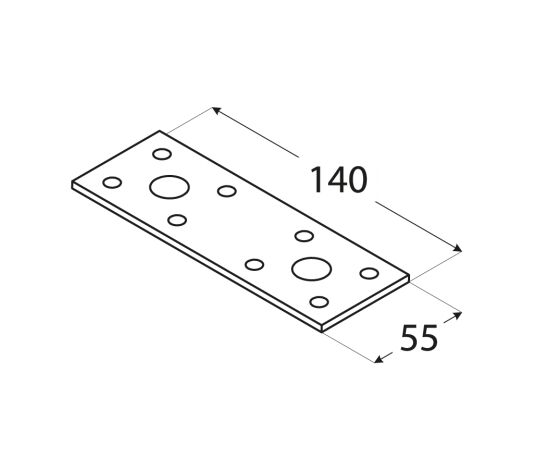 Соединитель плоский LP2 Domax 4472