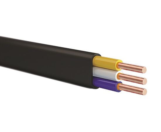 Кабель SAKCABLE H05VVH2-U 3х2.5 10 м.