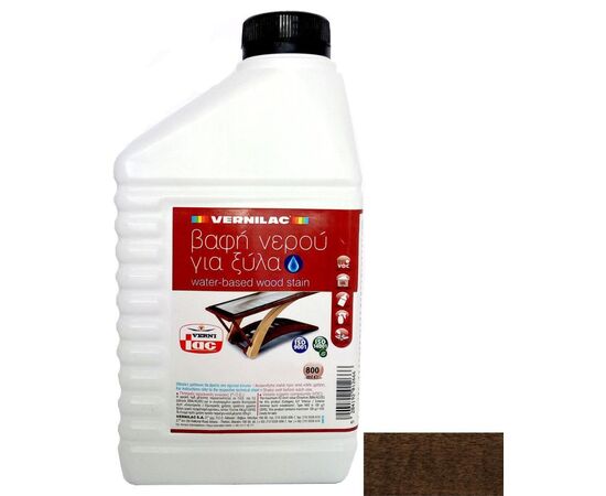 საჟღენთისი Vernilac Water Based Wood Stain ზეთისხილი N320 800 მლ