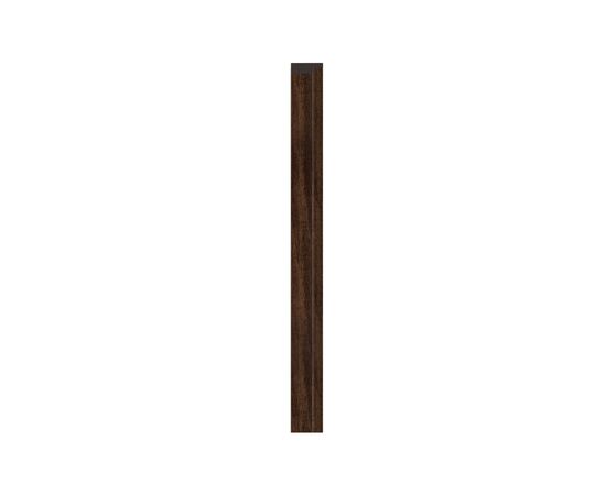 Left end trim VOX Profile Linerio M-Line Chocolate 2650x42x12 mm