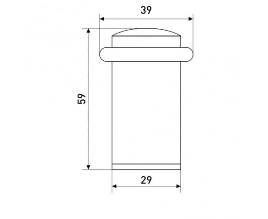 Stopper door Soller М71А gold