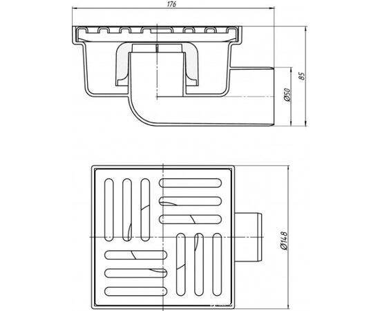 Трап ANI Plast TA5112