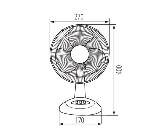 Table fan KANLUX VENETO-23GR 23810