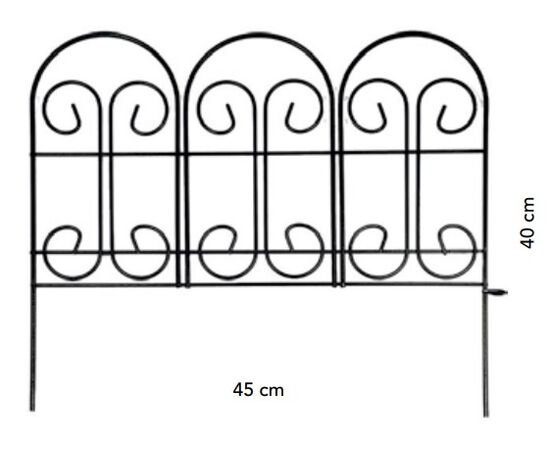 Garden fence 6045 45x40 cm