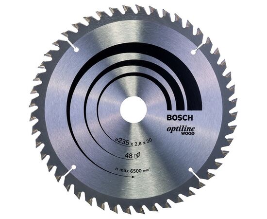 Circular disc Bosch Optiline Wood 235x2.8x30/25 mm 48