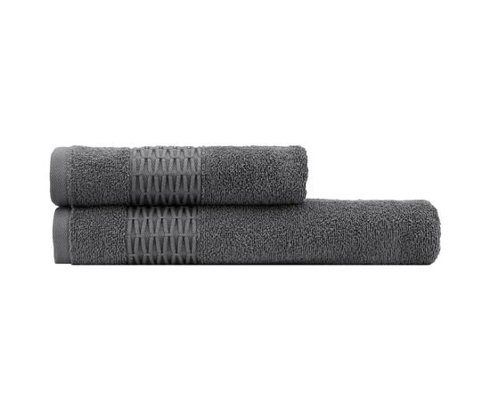 Towel set Ardesto ART2357MC 100%cotton 2pcs gray