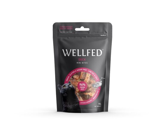 Лакомство для кошек Pet Interest Wellfed Mini Duck Bites утка 50 г