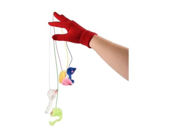 Toy cat Flamingo GLOVE WITH MICE EDWARD