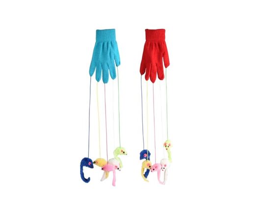 Toy cat Flamingo GLOVE WITH MICE EDWARD