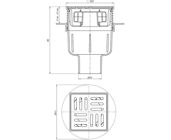 ტრაპი ANI Plast TQ5702