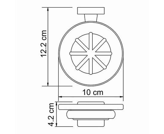 სასაპნე Wasserkraft Lippe 6529 12.2x10x4.2 სმ