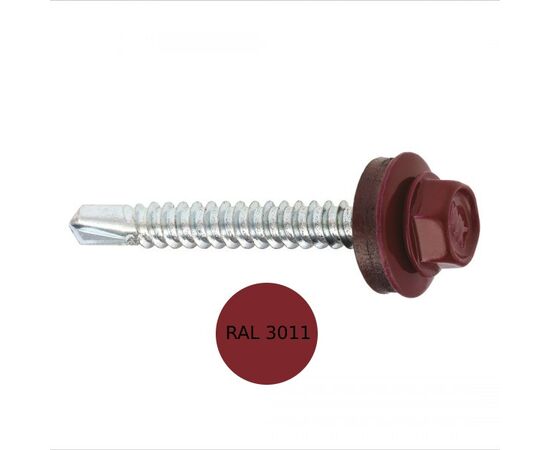 Self-tapping screw Wkret-met for roofing WF-48035-RAL 3011 250 pcs