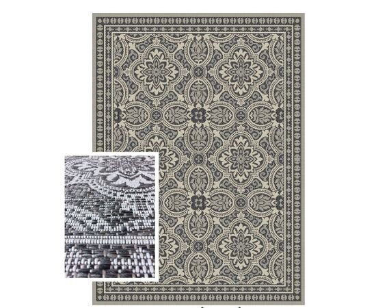 ხალიჩა DCcarpets Terazza 21193 Ivory Silver/Grey 60x110 სმ