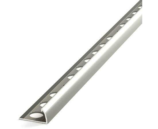 Profile outer corner aluminum for tiles 10 mm/2.7 m silver