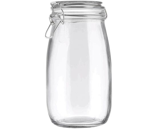 Glass jar with clip 6509 1500 ml