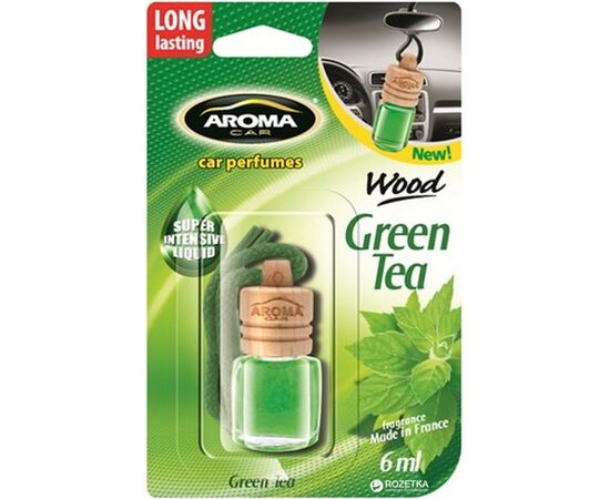 Ароматизатор Aroma Car WOOD  Green Tea 6ml