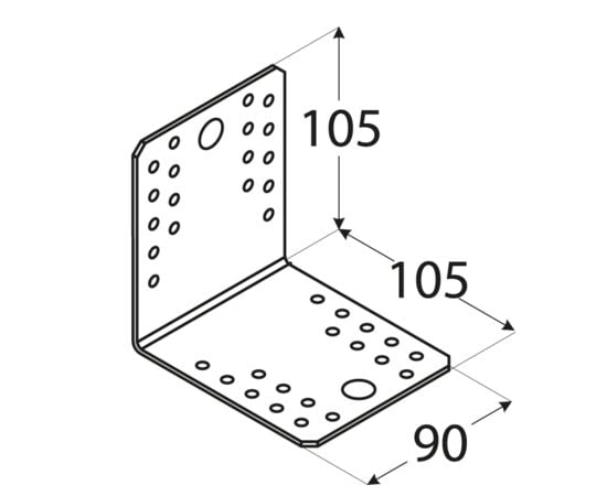 Уголок усиленный KL5 Domax 4075