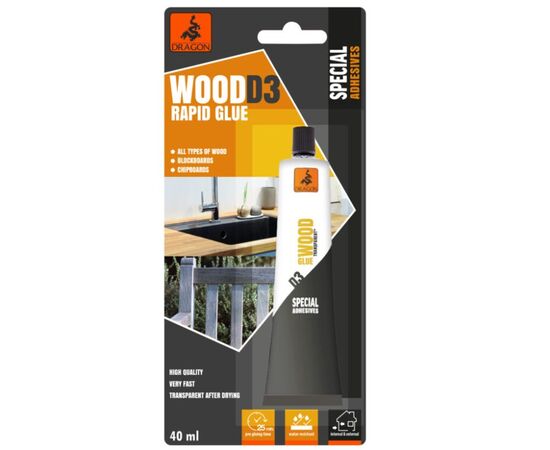 Wood glue Dragon Rapid Wood Glue D3 40 мл