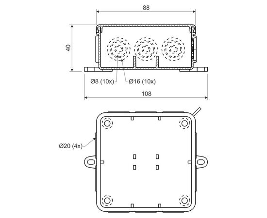 Junction box Kopos 8130_KA IP54