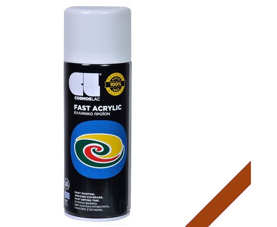 საღებავი-სპრეი SPRAY FAST ACRYLIC BROWN R8011 400ml 0148011