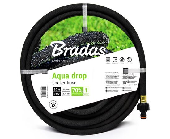 შლანგი წვეთოვანი Bradas AQUA-DROP 1/2"-30 მ WAD1/2030