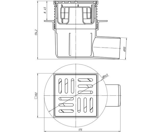 Трап ANI Plast TQ5602