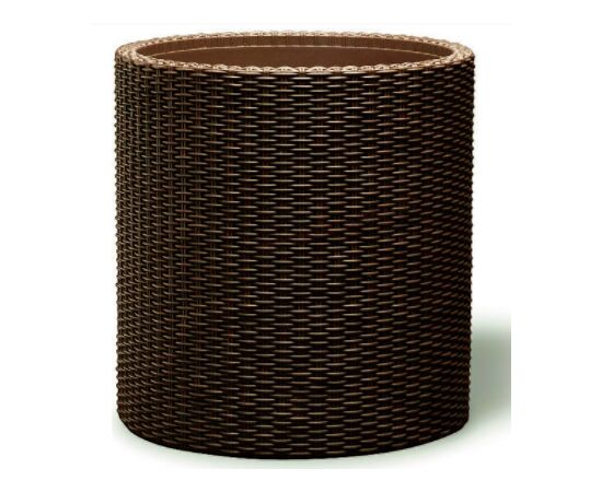 Flower pot Keter Cylinder Planter Medium Brown 36x36x37.3 cm