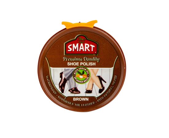 Leather polishing paste Smart 50ml brown