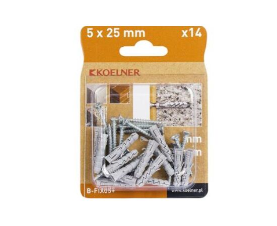 Dowel Koelner 14 pcs B-FIX05+