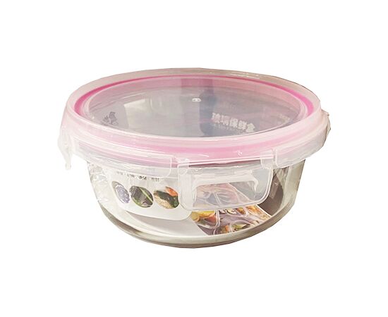 Container glass with a plastic lid y-620 620 ml