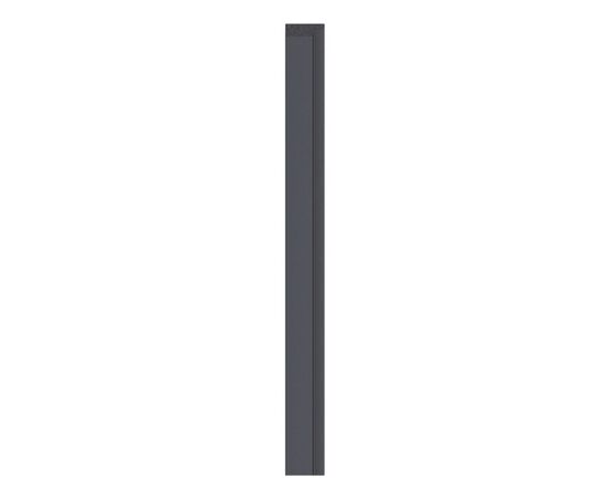 Left end trim VOX Profile Linerio M-Line Anthracite 2650x42x12 mm