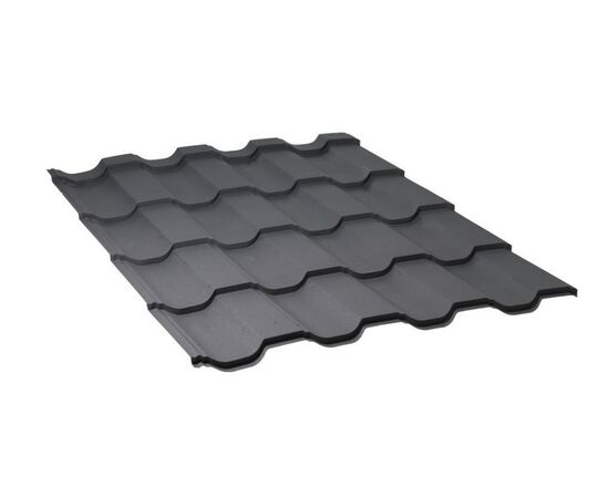 მეტალოკრამიტი Moderna 0.45x1200x3000 მმ 3.6 მ² Wrinkle ნაცრისფერი