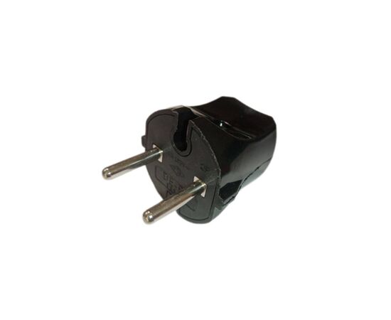 Plug DE-PA without grounding black