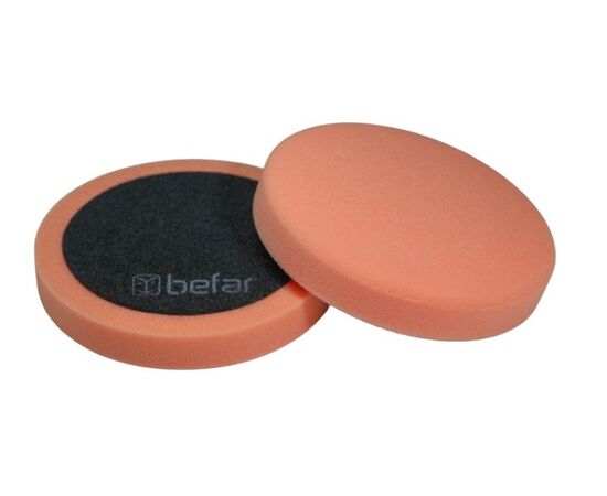 Polishing sponge with Velcro Befar 04402 150x25 mm orange