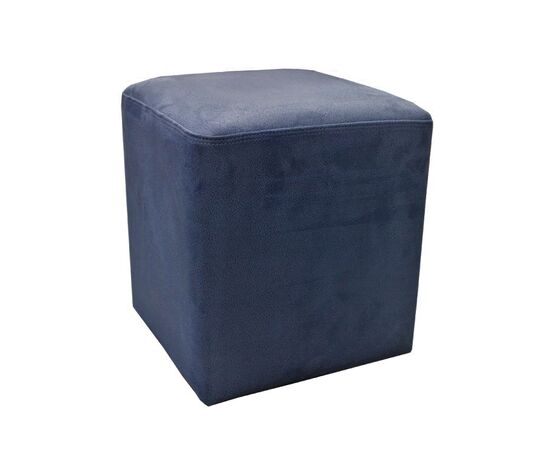 Pouf alcantara 34х40 dark blue