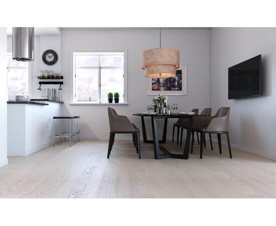 Parquet board Polarwood Ash RICOTTA MATT LOC 3S 14x188x2266mm pack:3,41m2