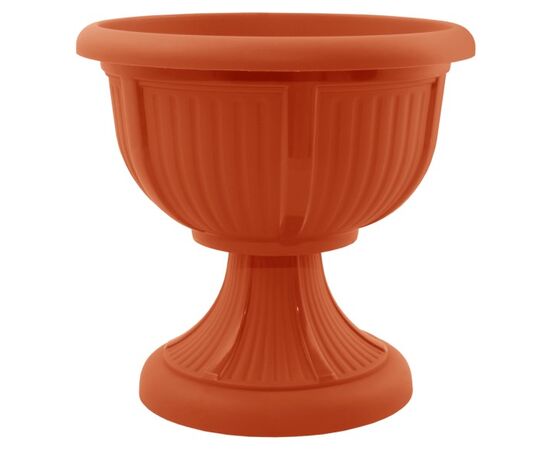 Flower Pot Plastic with a stand Leon 41 (terracotta)