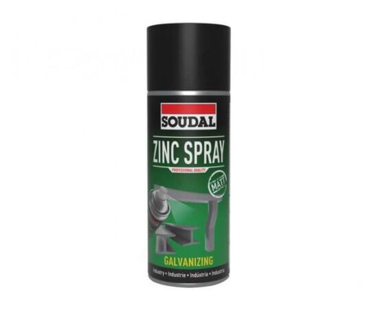 ცივი მოთუთიების სპრეი Soudal Zinc Spray 500 მლ