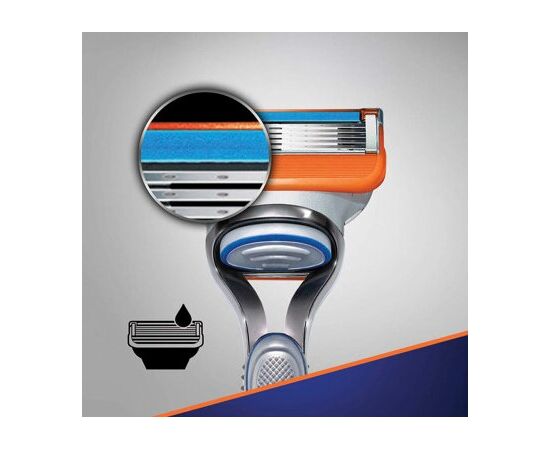 Бритва Gillette Fusion Base с 2 сменными кассетами